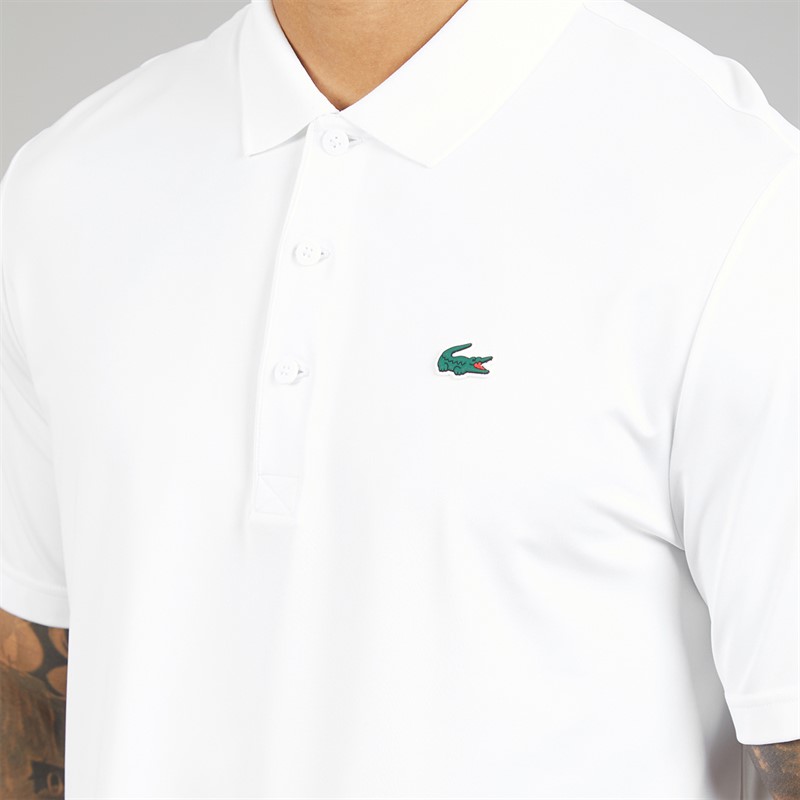 Lacoste Mens Regular Fit Polo Shirt White