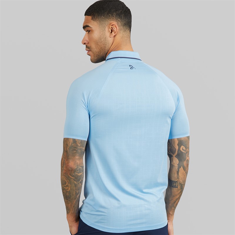 Lacoste Mens On Court Polo Shirt Pale Blue