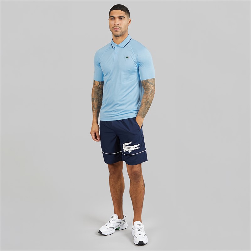 Lacoste Mens On Court Polo Shirt Pale Blue