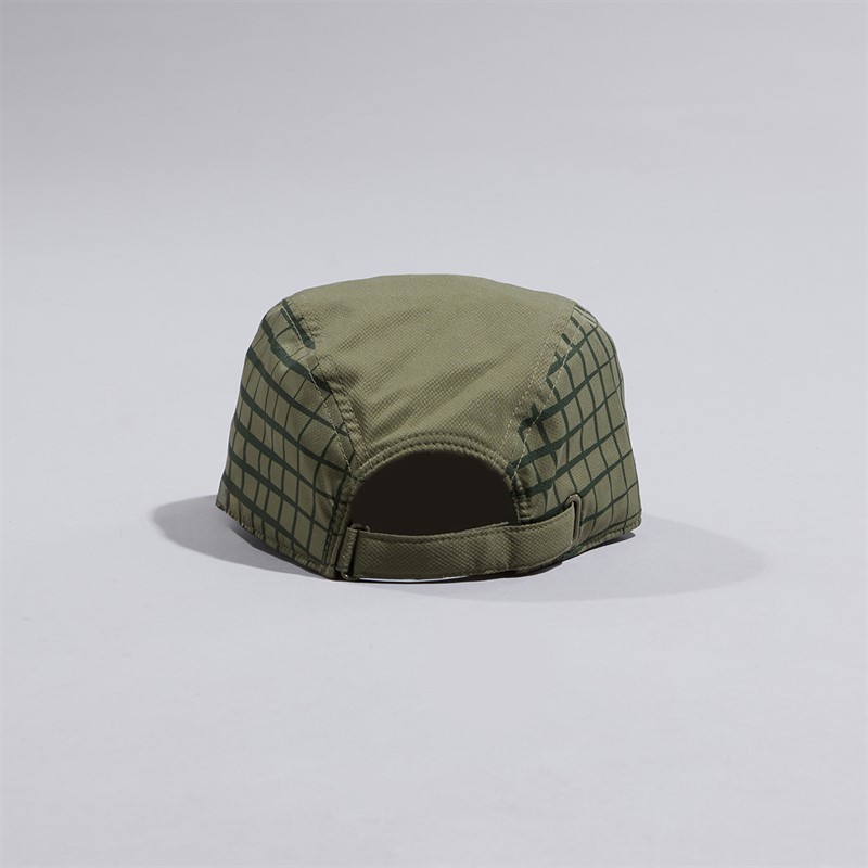 Lacoste Mens Graphic Print Cap Khaki Green