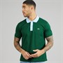 Lacoste Mens Classic Fit Contrast Collar Polo Shirt Green/Blue