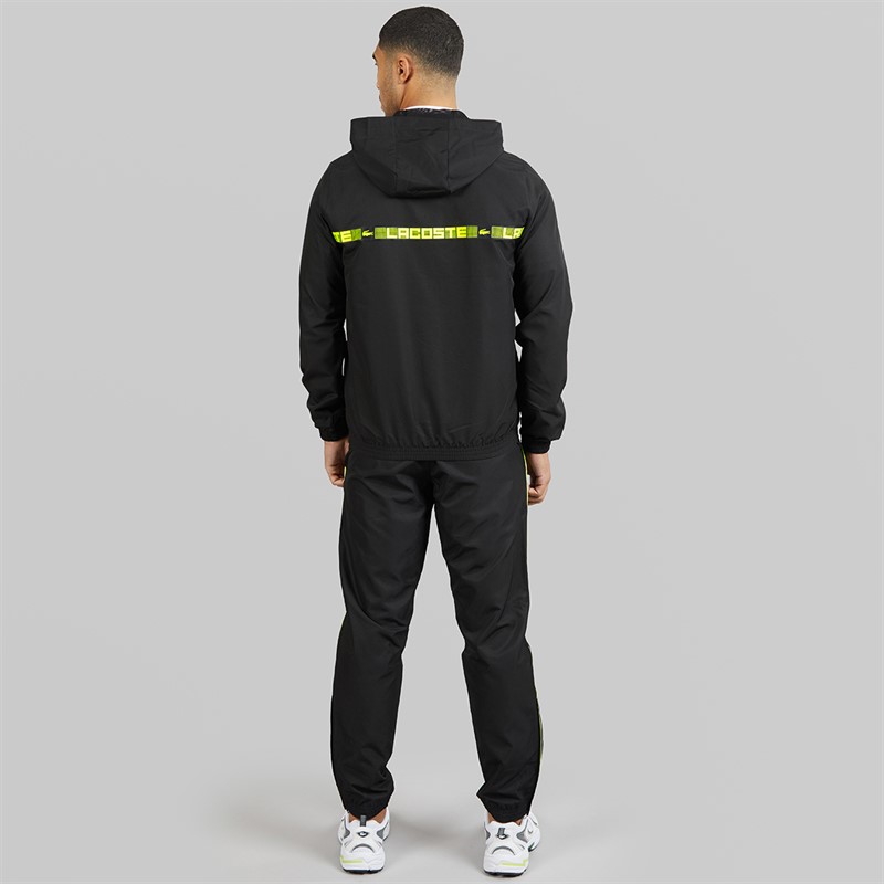 Lacoste Mens Logo Tracksuit Black