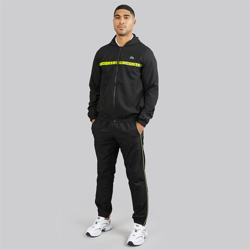 Lacoste Mens Logo Tracksuit Black