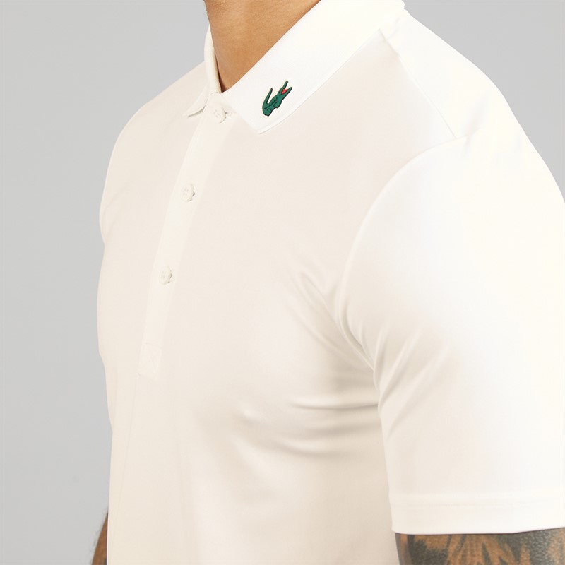 Lacoste Mens Regular Fit Polo Shirt White