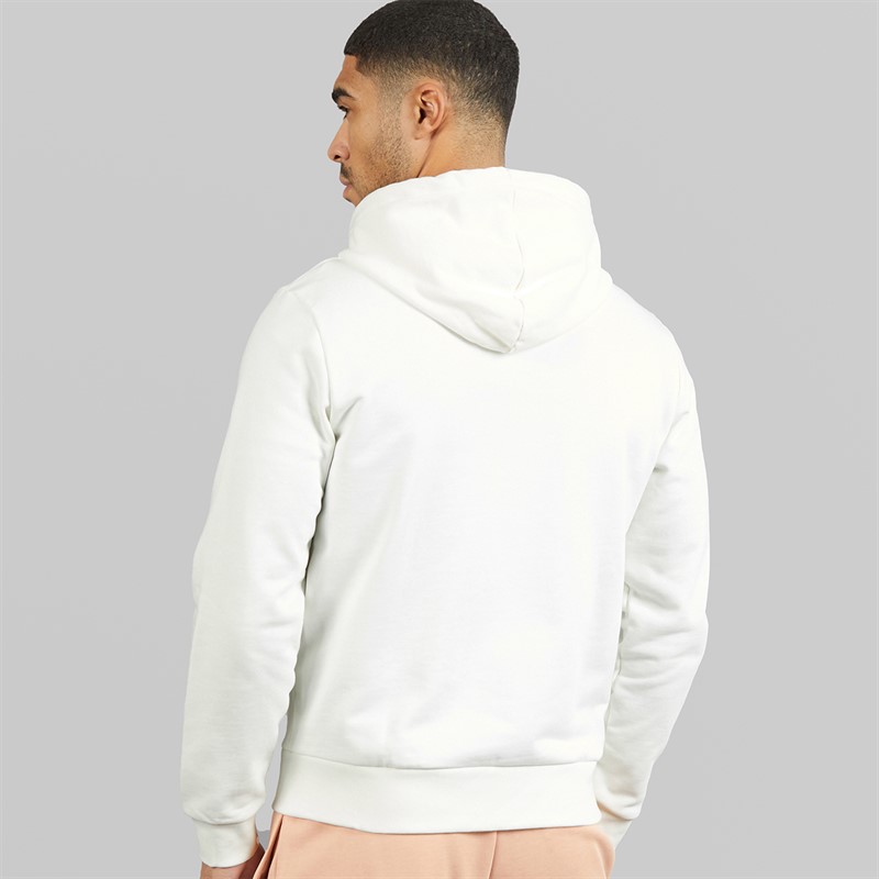 Lacoste Mens Zipped Colour Block Hoodie White/Khaki Green/Purple