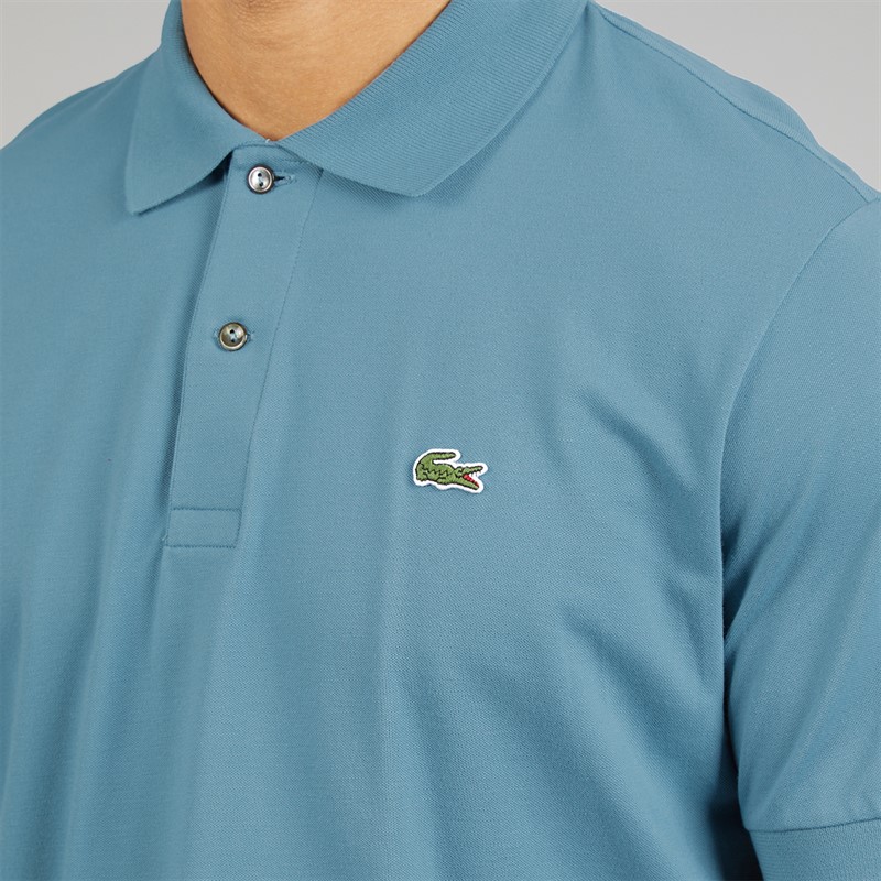 Lacoste Mens Regular Fit Polo Shirt Blue
