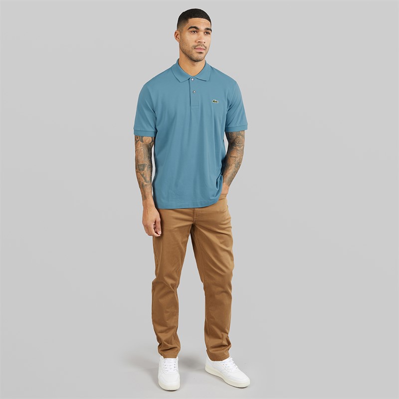 Lacoste Mens Regular Fit Polo Shirt Blue