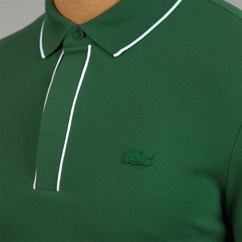 Lacoste Mens Regular Fit Polo Shirt Pine Green
