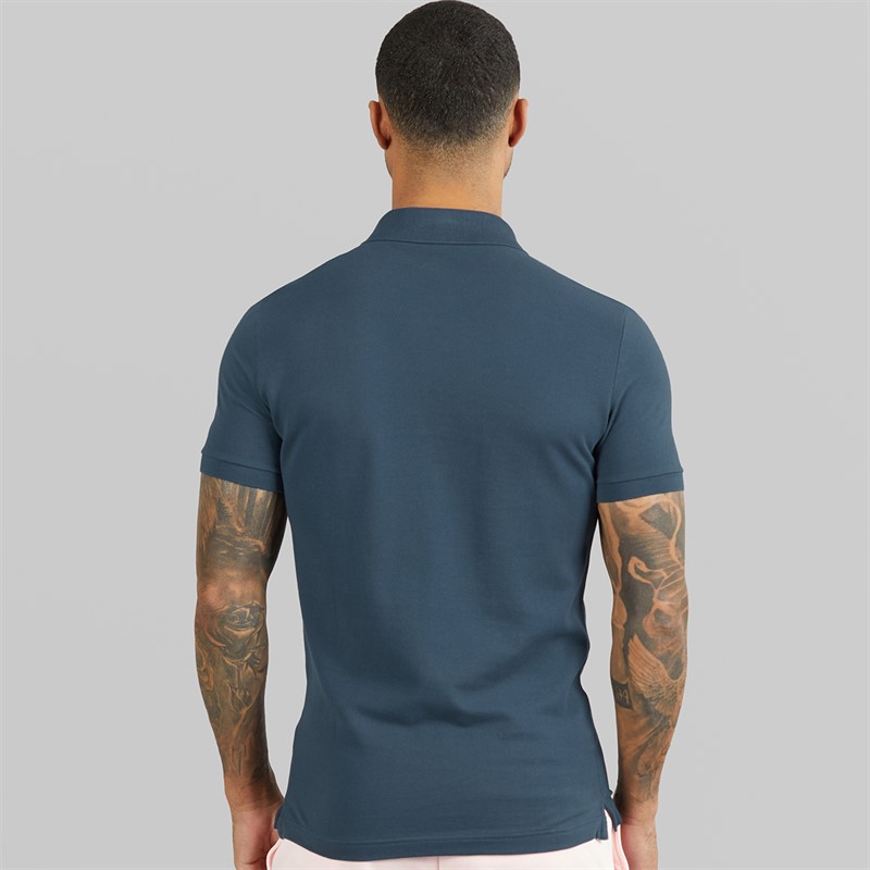 Lacoste Mens Slim Fit Polo Shirt Mineral Blue