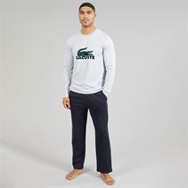 Lacoste Mens Lounge Pants Navy Blue/Green