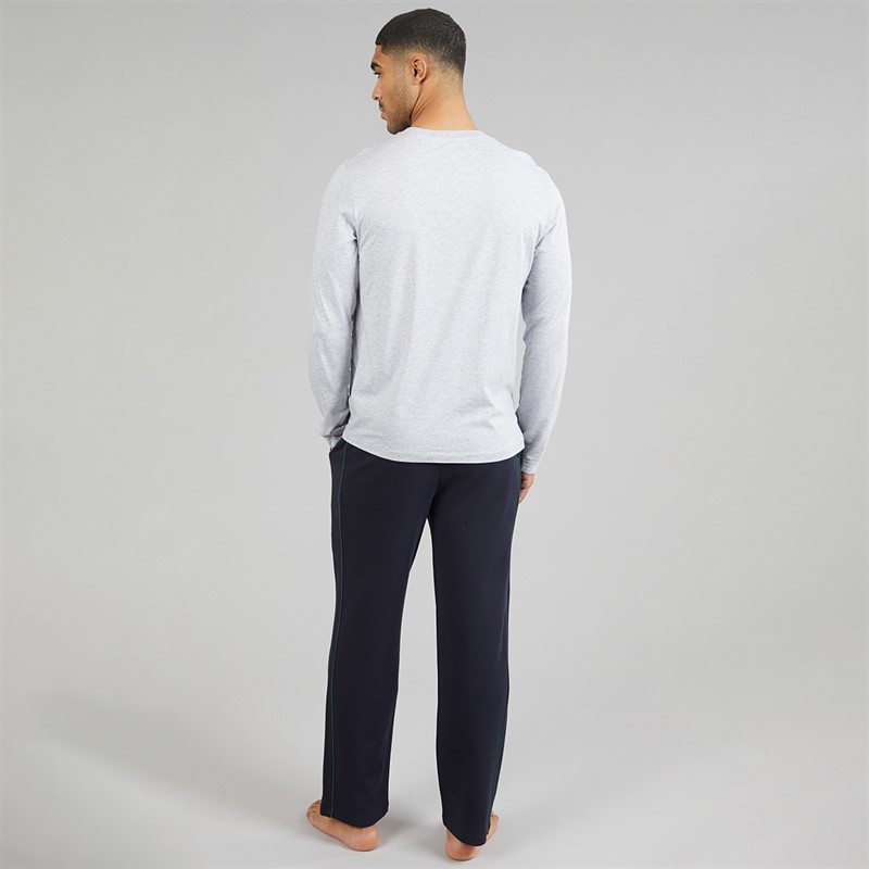 Lacoste Mens Lounge Pants Navy Blue/Green