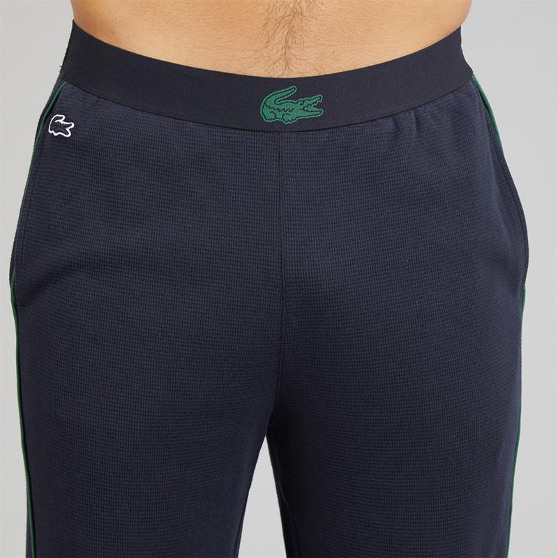 Lacoste Mens Lounge Pants Navy Blue/Green