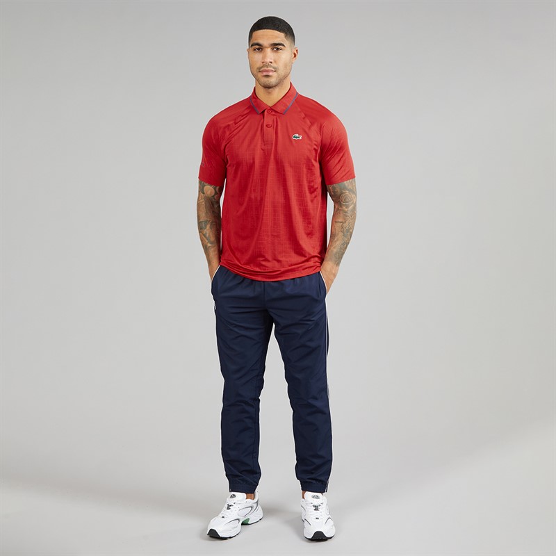 Lacoste Mens On Court Polo Shirt Rouge