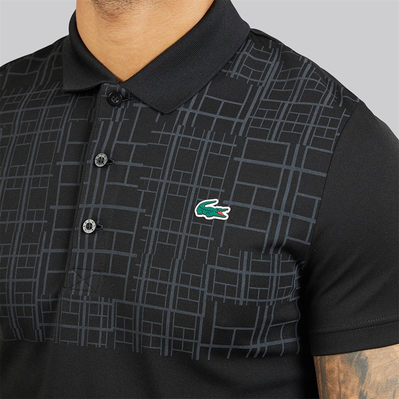 Lacoste Mens Polo Shirt Black