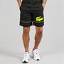 Lacoste Mens Taffeta Shorts Black/Flashy Yellow