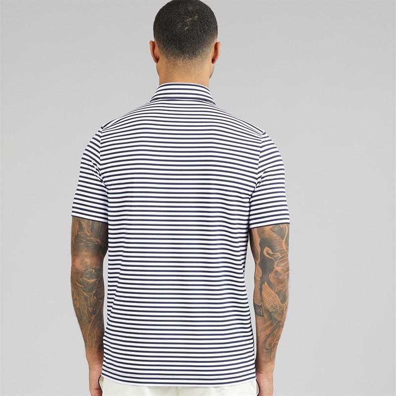 Lacoste Mens Regular Fit Polo Shirt Navy Blue/White