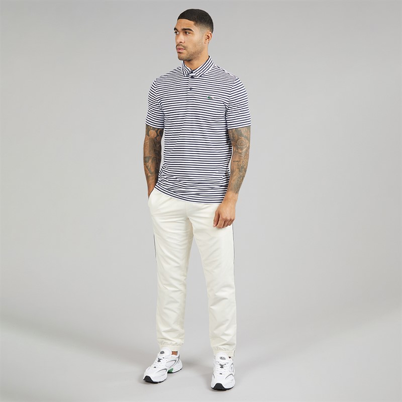 Lacoste Mens Regular Fit Polo Shirt Navy Blue/White