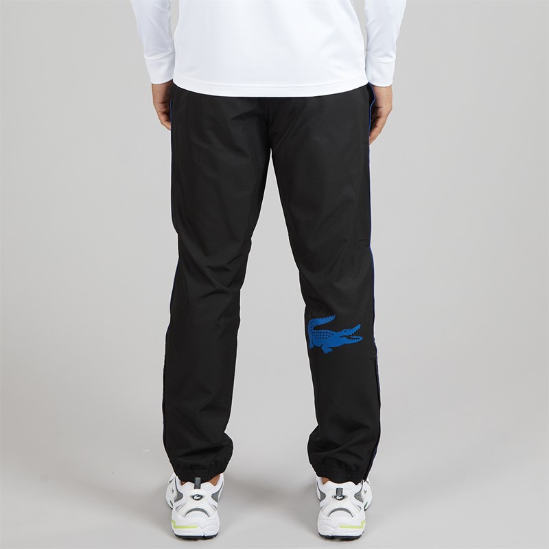 Lacoste Mens Printed Joggers Black