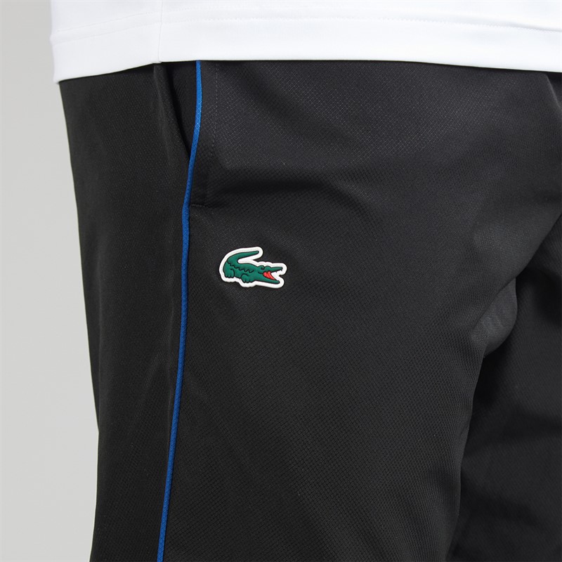Lacoste Mens Printed Joggers Black