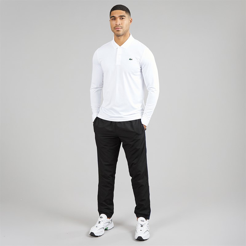 Lacoste Mens Printed Joggers Black