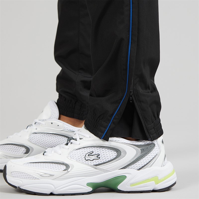 Lacoste Mens Printed Joggers Black