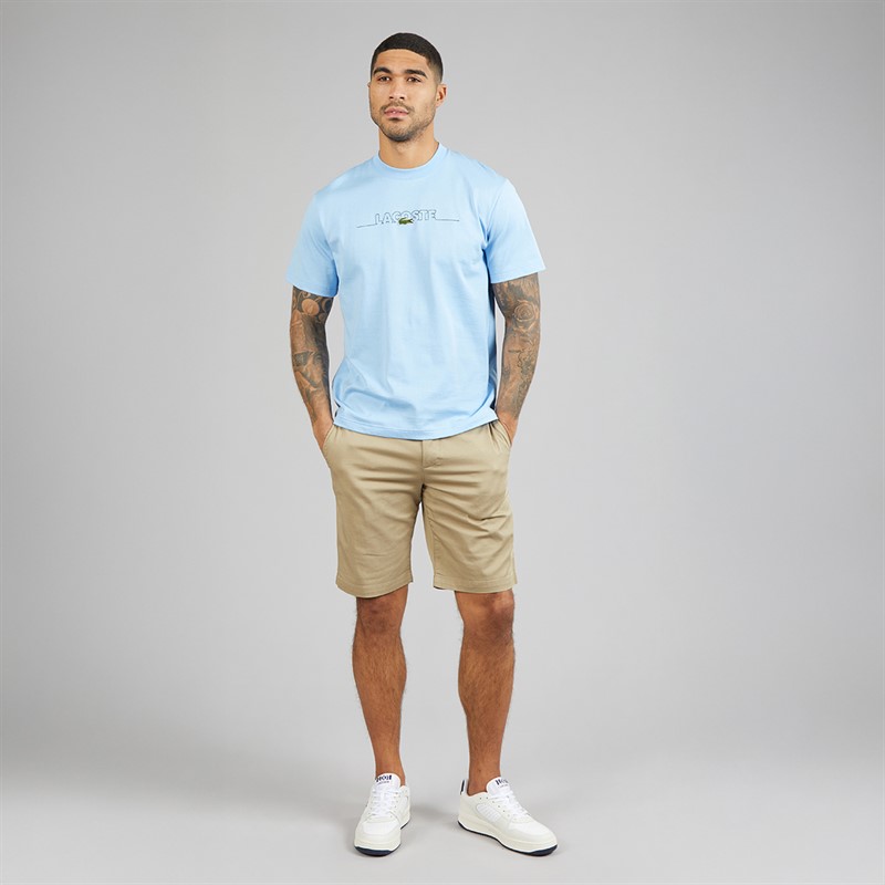 Lacoste Mens T-Shirt Pale Blue