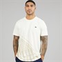 Lacoste Mens Printed T-Shirt Ecru White