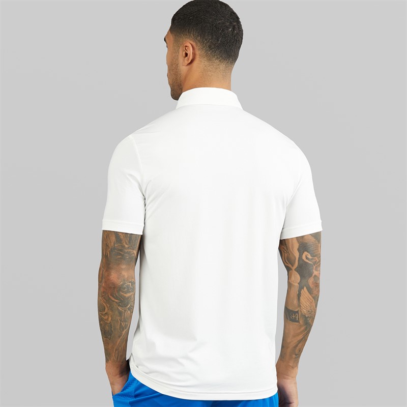 Lacoste Mens Regular Fit Colour Block Polo Shirt White/Navy Blue/Blue