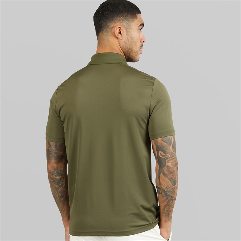 Lacoste Mens Regular Fit Polo Shirt Khaki Green
