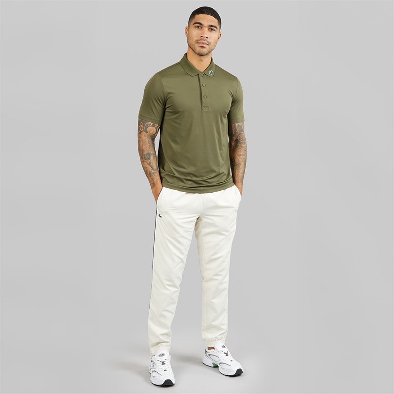 Lacoste Mens Regular Fit Polo Shirt Khaki Green