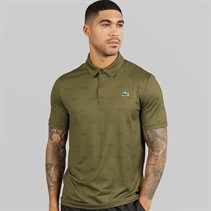 Lacoste Mens Regular Fit Polo Shirt Khaki Green/Green
