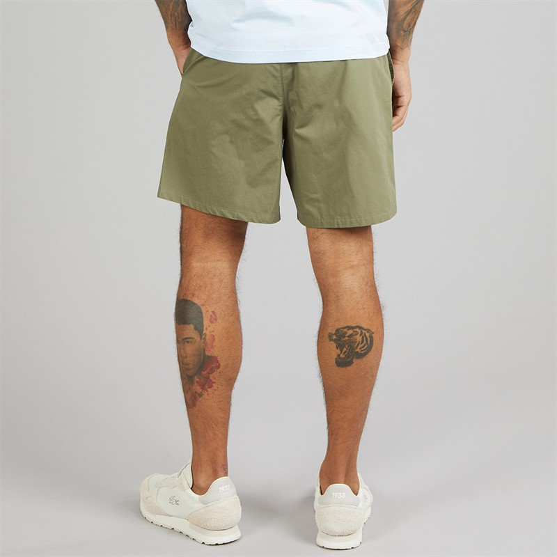Lacoste Mens Relaxed Fit Cotton Shorts Khaki Green