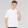 Lacoste Boys Polo Shirt Blanc/Multico