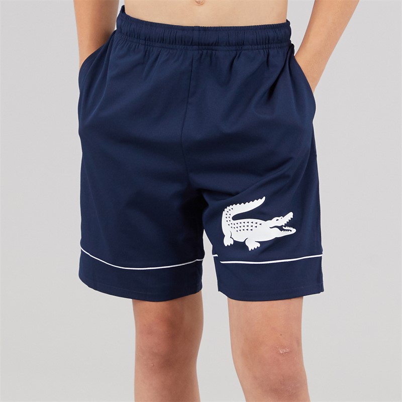 Lacoste Boys Shorts Marine/Blanc