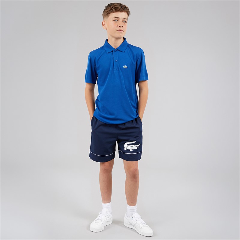 Lacoste Boys Shorts Marine/Blanc
