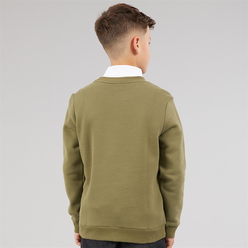 Lacoste Boys Sweatshirt Olive/Farine