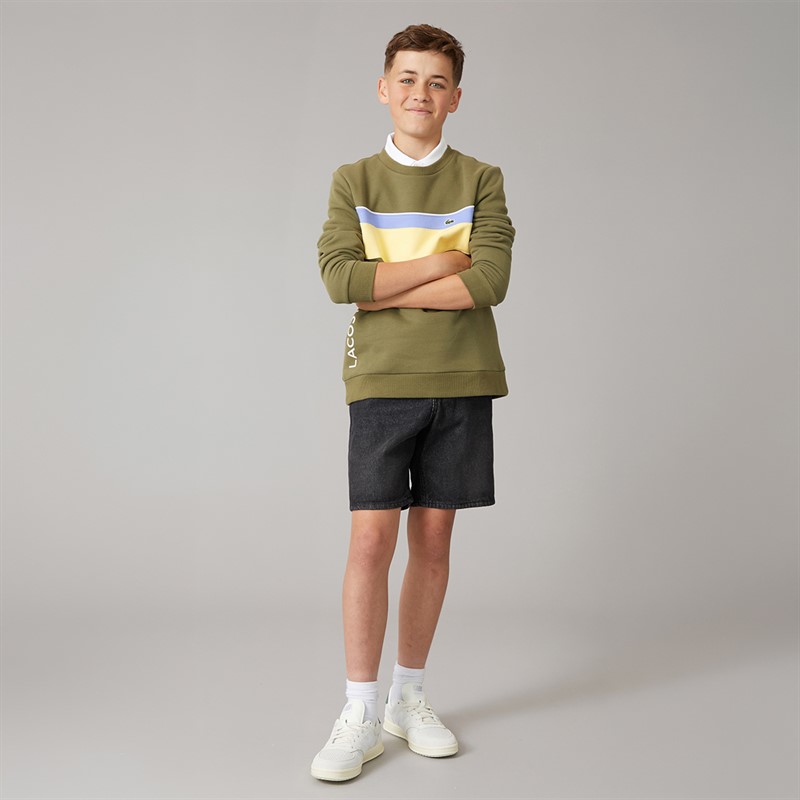 Lacoste Boys Sweatshirt Olive/Farine