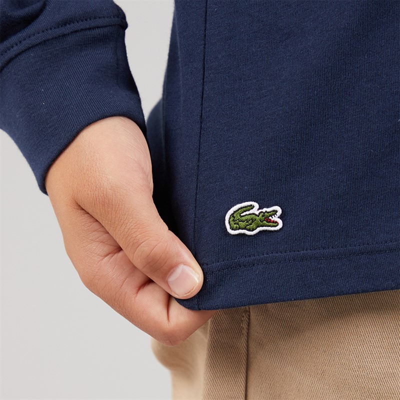 Lacoste Boys Long Sleeve T-Shirt Marine