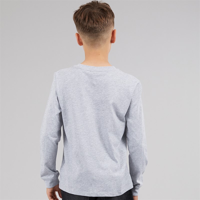 Lacoste Boys Long Sleeve T-Shirt Argent Chine