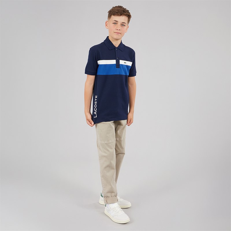 Lacoste Boys Polo Shirt Marine/Olive
