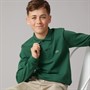 Lacoste Boys Long Sleeve Polo Shirt Vert