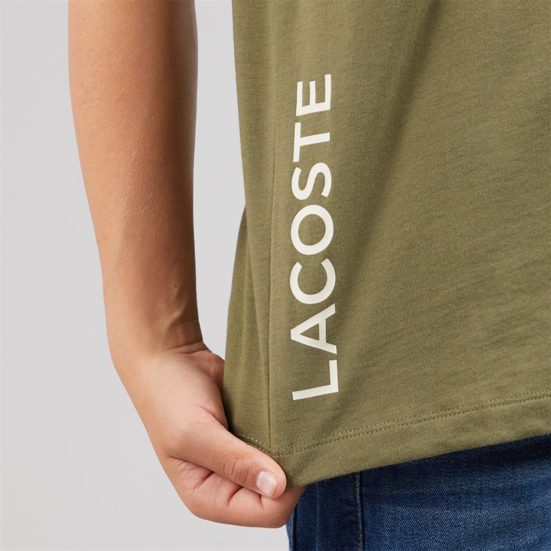 Lacoste Boys T-Shirt Olive/Farine