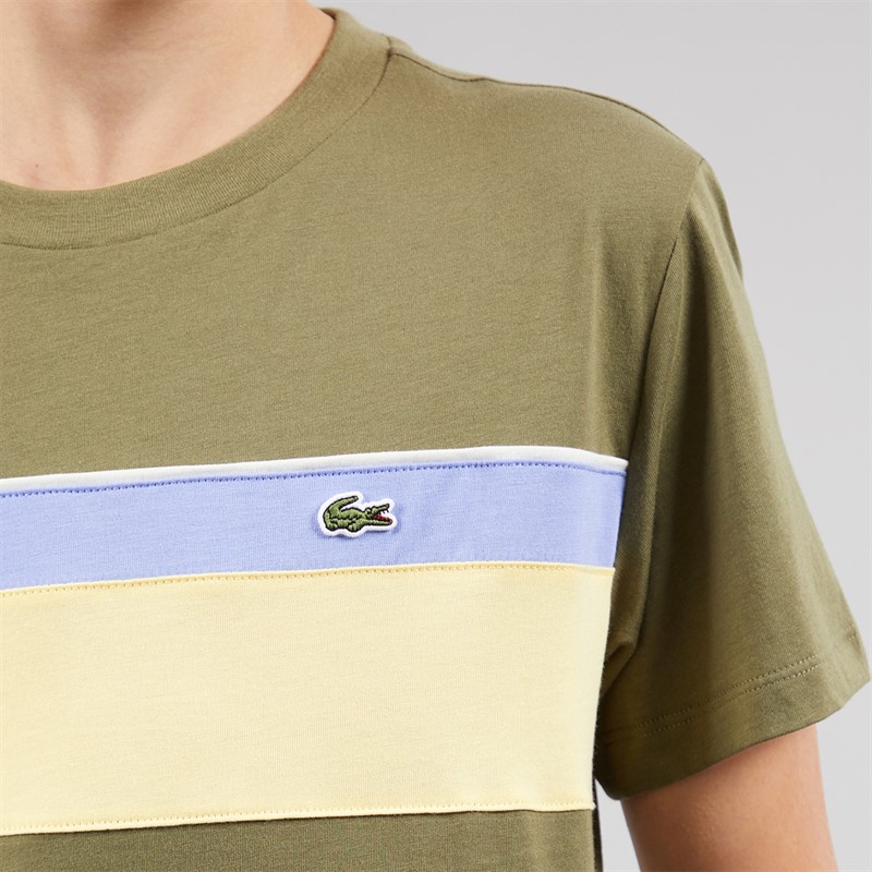 Lacoste Boys T-Shirt Olive/Farine