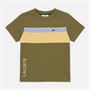 Lacoste Boys T-Shirt Olive/Farine