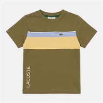 Lacoste Boys T-Shirt Olive/Farine