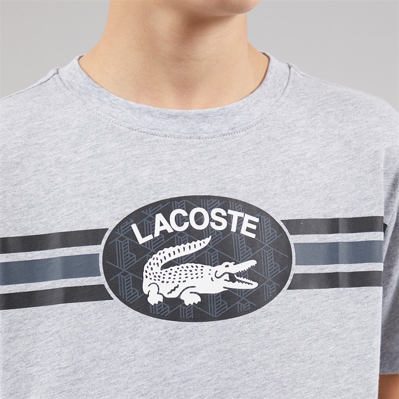 Lacoste Boys T-Shirt Argent Chine