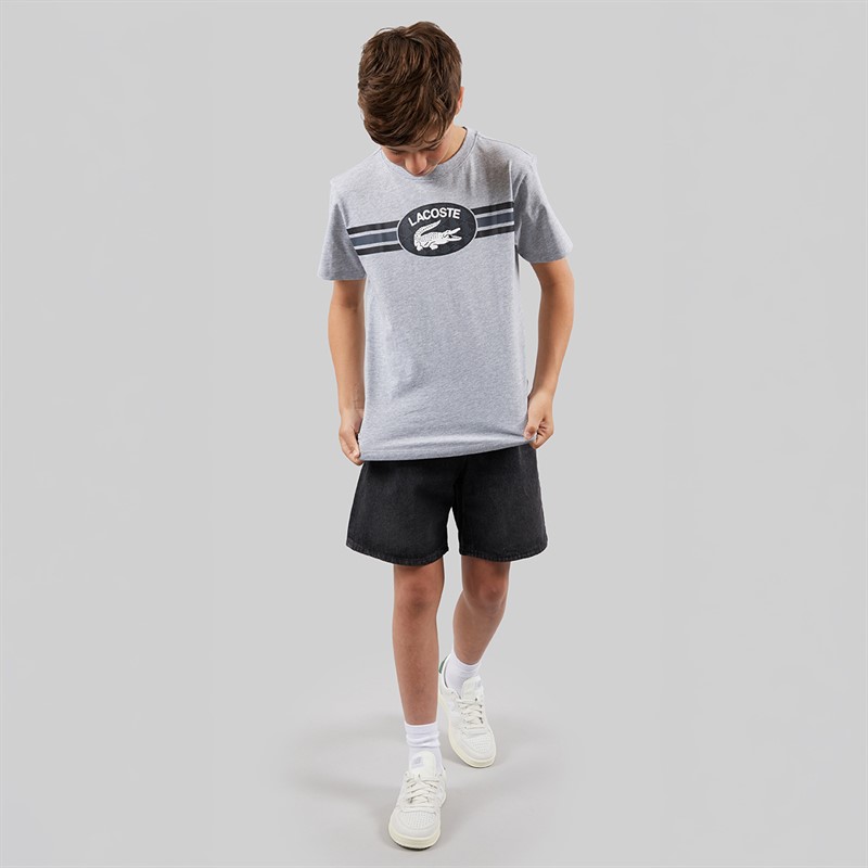 Lacoste Boys T-Shirt Argent Chine