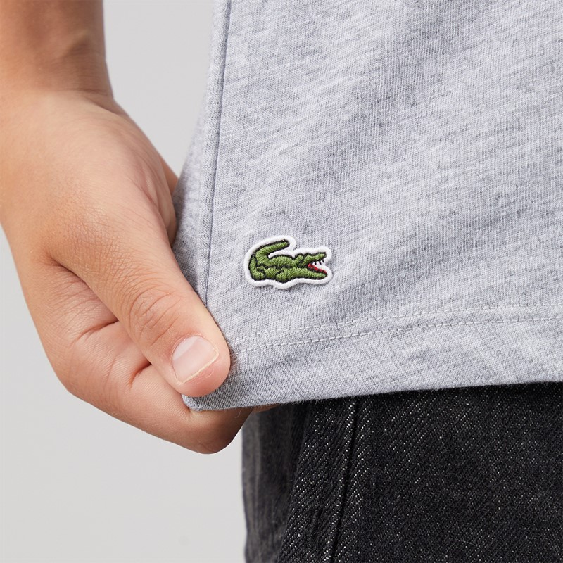 Lacoste Boys T-Shirt Argent Chine