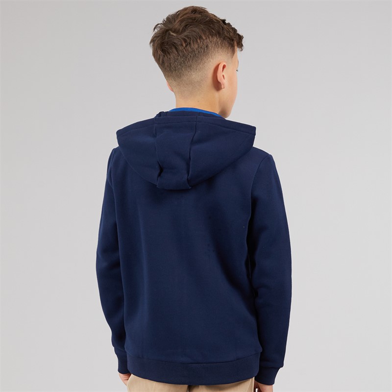Lacoste Boys Zip Hoodie Marine