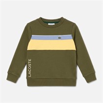 Lacoste Boys Sweatshirt Olive/Farine